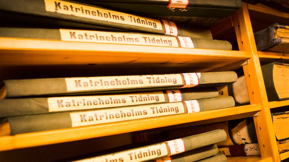 Allt från betyg till tidningar finns sparat på Katrineholms kommunarkiv. I slutet av 1800- och början av 1900-talet gavs Katrineholms Tidning ut.