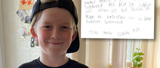 Harry, 7, skrev brev till statsministern – och fick svar