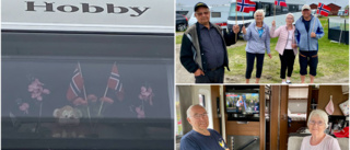 Tore och Hildur firar nationaldagen i husbilen
