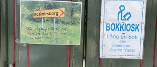 Louise på Casimirsborg: Vem har tagit vägskylten?
