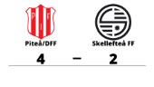Piteå/DFF vann mot Skellefteå FF på hemmaplan