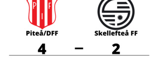 Piteå/DFF vann mot Skellefteå FF på hemmaplan