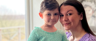 Alva, 4 år,  ska bli frisk från sin leukemi