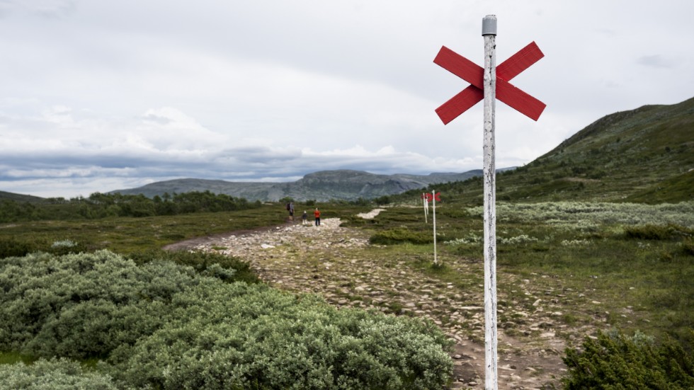 The Swedish mountains have thousands of kilometers of marked hiking trails. Archive image.