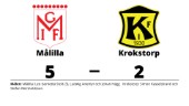Tre mål av Leo Isomettä Stolt när Målilla vann