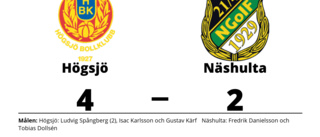 Seger för Högsjö i tidiga seriefinalen mot Näshulta