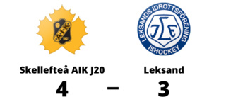 Leo Bergström tvåmålsskytt när Skellefteå AIK J20 vann
