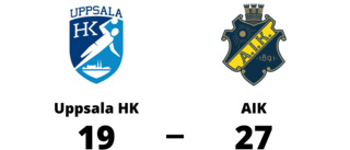 Förlust mot AIK för Uppsala HK
