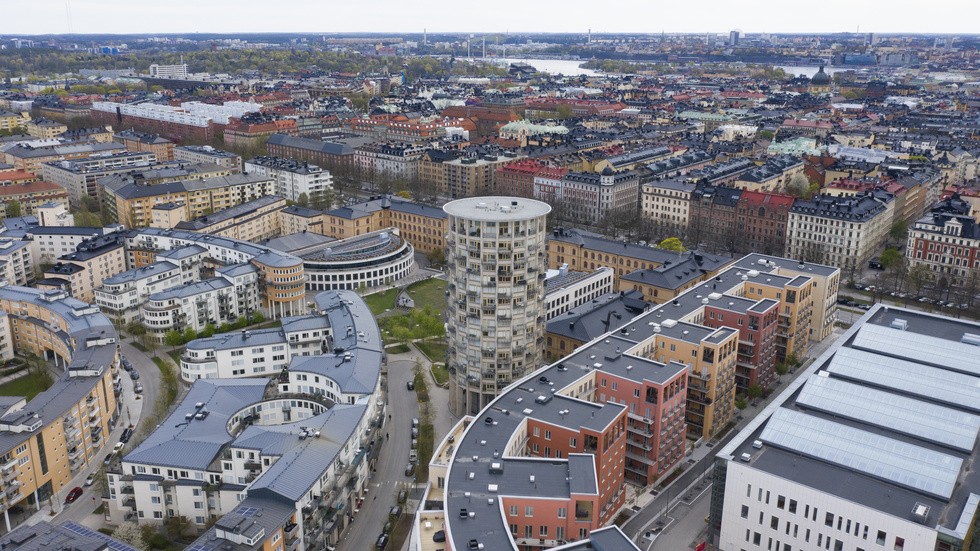 Flera stora svenska fastighetsbolag släpper kvartalsrapporter i veckan. Arkivbild från Stockholm.