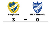 Borgholm segrare efter walk over från IFK Västervik
