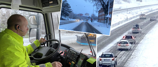 Snöyran i Eskilstuna: Köer – och snöröjare på högvarv