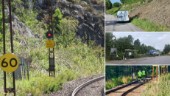 Skredvarning stoppar tåg – Nyköpingsbon Linda: "Började backa"