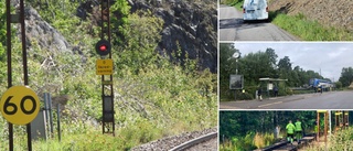 Skredvarning stoppar tåg – Nyköpingsbon Linda: "Började backa"