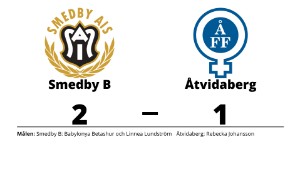 Rebecka Johanssons mål räckte när Åtvidaberg föll mot Smedby B