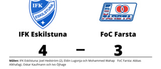 IFK Eskilstuna segrare hemma mot FoC Farsta