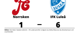 Storförlust när Norrsken föll mot IFK Luleå på Norrvallen