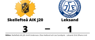 Tre poäng för Skellefteå AIK J20 hemma mot Leksand