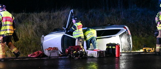 Trafikolycka vid Öbonäs – en person till sjukhus
