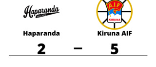 Haparanda föll mot Kiruna AIF med 2-5