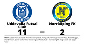 Storseger för Uddevalla Futsal Club hemma mot Norrköping FK
