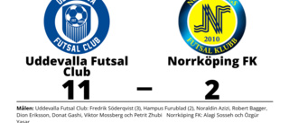 Storseger för Uddevalla Futsal Club hemma mot Norrköping FK