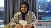 Hyllade Nora Khalil i Nyköping: "Många uppskattar humorn"