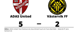 Paul Chamoun tvåmålsskytt när ADAS United vann