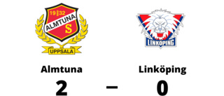 Linköping föll med 0-2 mot Almtuna