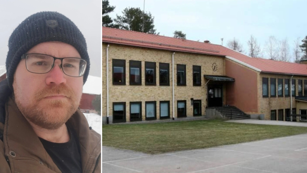 Michael Olsson är talesperson för föräldraföreningen i Tuna. "Att lägga ner Tuna skola skulle gå emot det faktum att vi till skillnad från Vimmerby faktiskt befinner oss i en expansion", säger han.