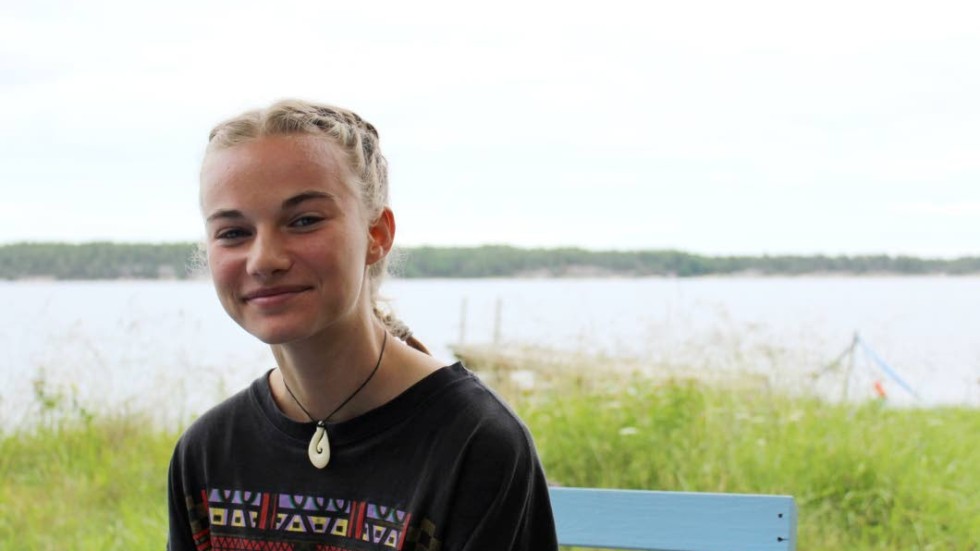 Melda Nahnfeldt trivs i sommarstugan i Västervik: "Det är inget energitagande ställe", säger hon.