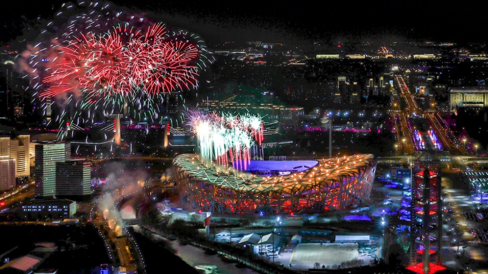 Ryssland ska ha ombetts vänta tills OS var över, enligt en underrättelserapport. Arkivbild från avslutningsceremonin i Peking.