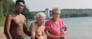 Arne, 91 år, fick bada i havet