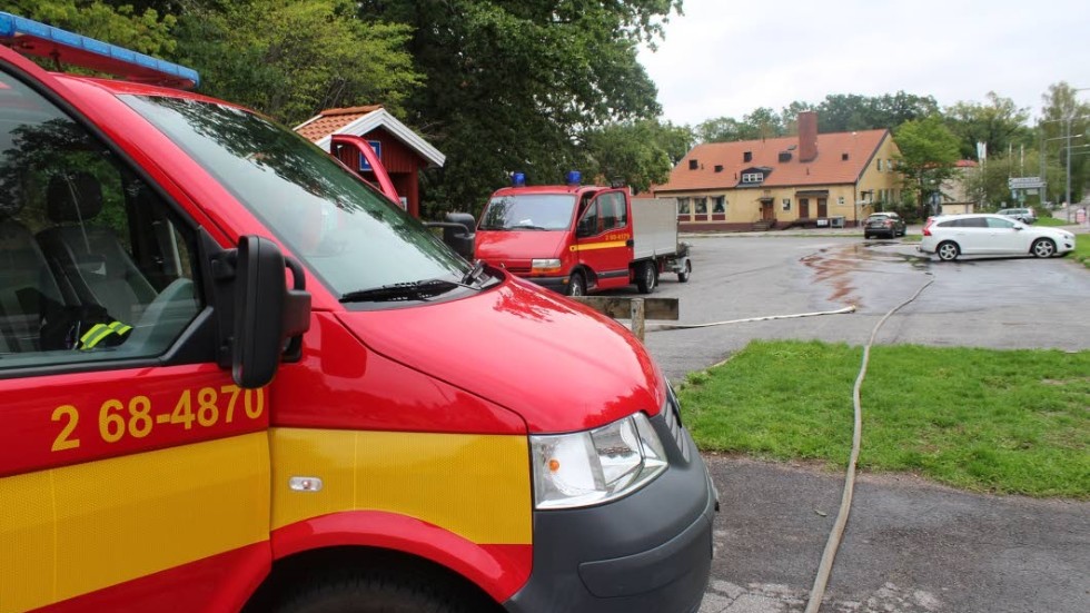 Räddningstjänsten i Västervik har haft fullt upp med larm om översvämningar.