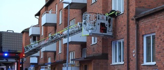Lägenhetsbrand i Luthagen