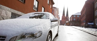 Då faller första snön i Uppsala