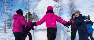 Är detta Luleås största snögubbe?