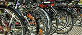 Cyklar rensas bort från centrala Uppsala