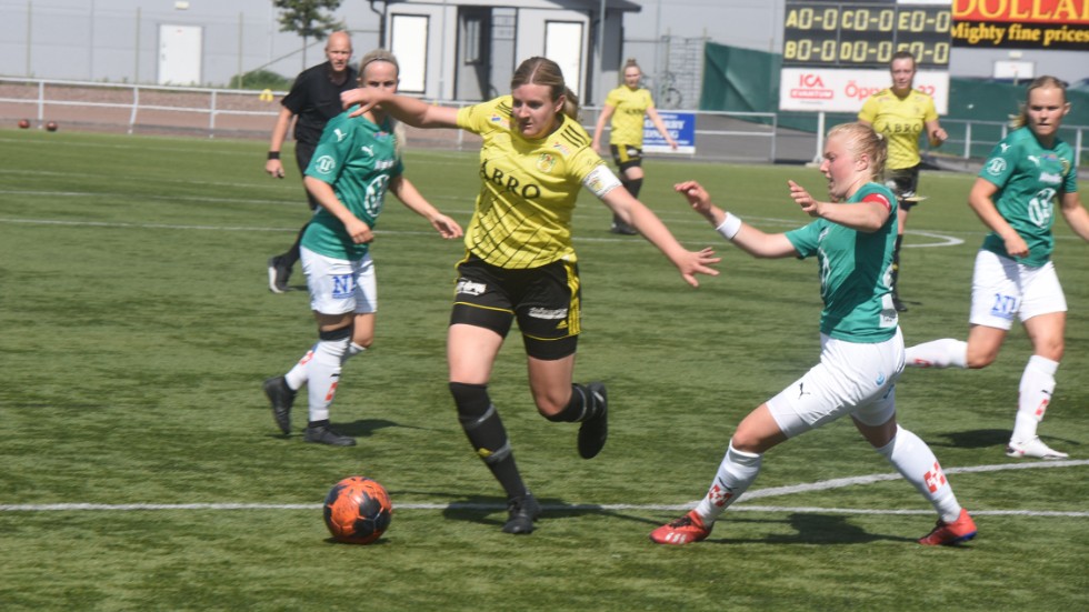 Nathalie Johansson gjorde mål på straff för VIF och skapade mycket när laget spelade 2-2 hemma mot Jönköping Södra.