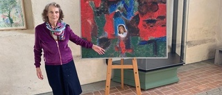 90-årig konstnär uppfyller dröm: Ställer ut i domkyrkan