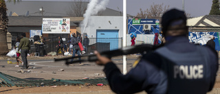 Soldater sätts in i Sydafrika efter protester