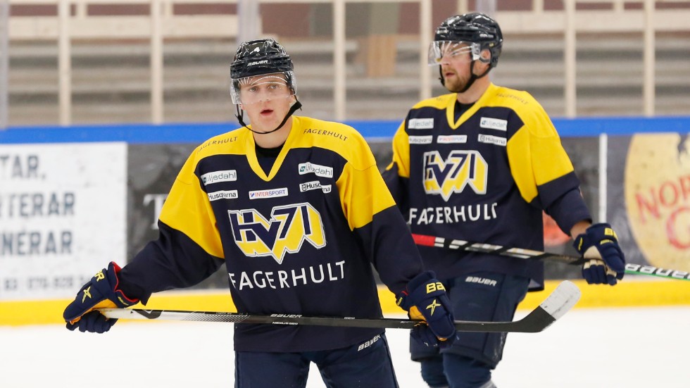 Emil Andrae och Nichlas Torp, två förmodade nyckelfigurer i HV:s backuppsättning i vinter.