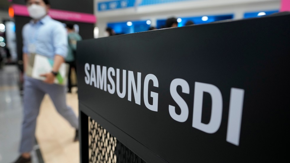 Samsung SDI uppges storstatsa på elbilsbatterier i USA. Arkivbild
