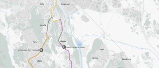 Så ser planerna för spårvägen i Uppsala ut