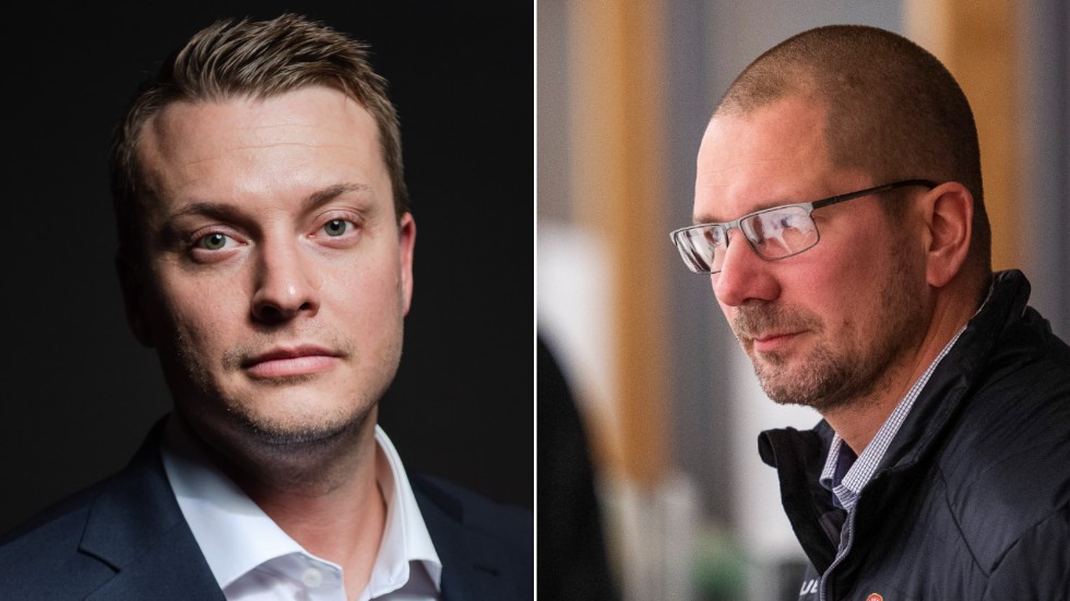 Kalmar HC:s sportchef Daniel Stolt, till vänster, vill ha en ny tränare till nästa säsong.