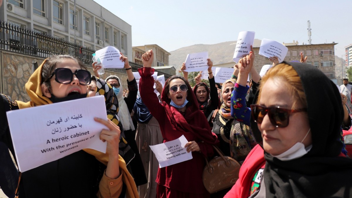 FN fördömer talibaners våld mot demonstranter