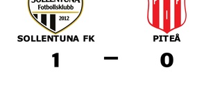 Förlust för Piteå borta mot Sollentuna FK
