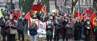 Lugna demonstrationer i Stockholm
