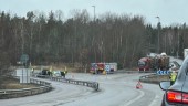 Köer efter olycka i korsning på E22