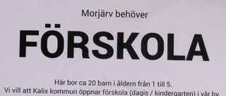 Öppnande av förskola i Morjärv ska utredas • Flera ukrainska flyktingfamiljer kan inte ta sig till närmaste förskola