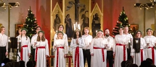 Stämningsfullt när Norrbottens lucia kröntes i domkyrkan: "Kören är helt otrolig"
